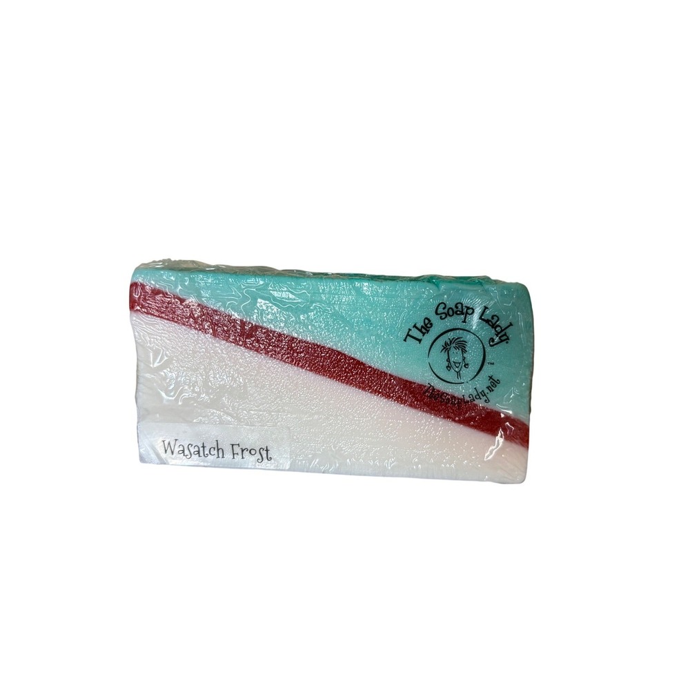 NEW The Soap Lady Wasatch Frost Hand Cut Wrapped Artisan Bar Soap